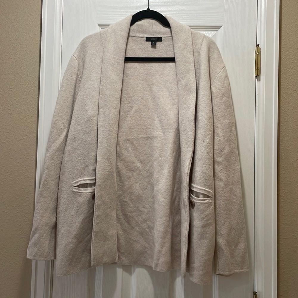 J crew blazer cardigan